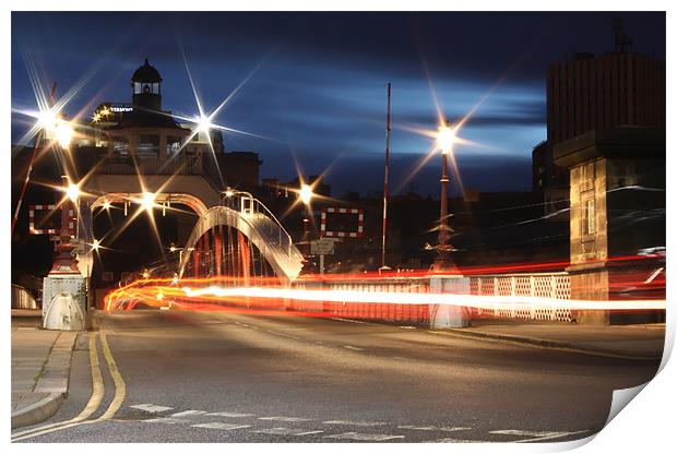 The Swing Bridge, Newcastle Print by Toon Photography