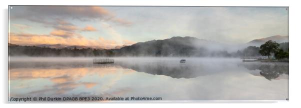 Mist Over Ambleside Acrylic by Phil Durkin DPAGB BPE4