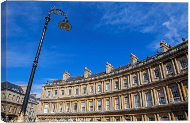 The Circus in Bath Canvas Print by Chris Dorney