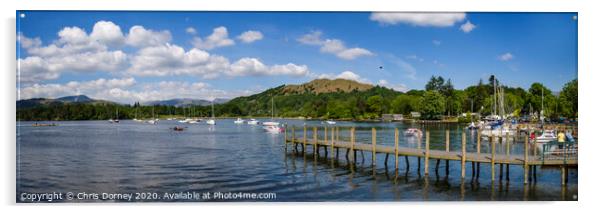 Lake Windermere in the British Lake District Acrylic by Chris Dorney