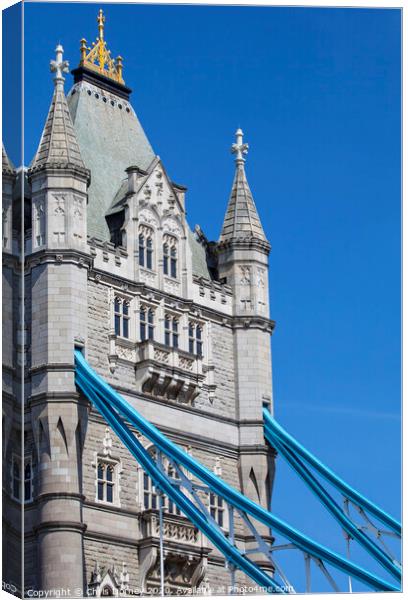 Tower Bridge in London Canvas Print by Chris Dorney