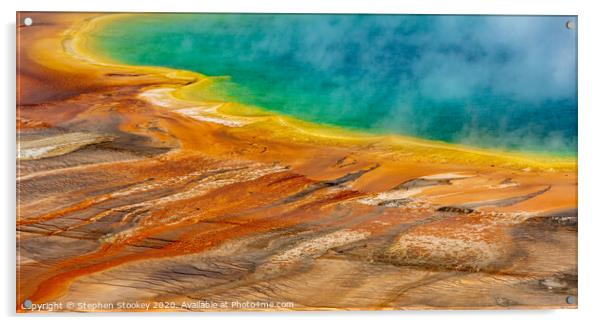 Grand Prismatic Spring - Yellowstone National Park Acrylic by Stephen Stookey