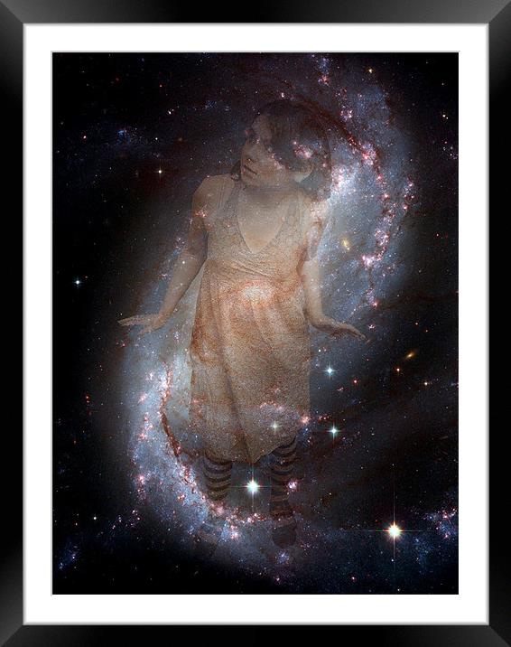 StarChild - Dream walking. Framed Mounted Print by Susie Hawkins