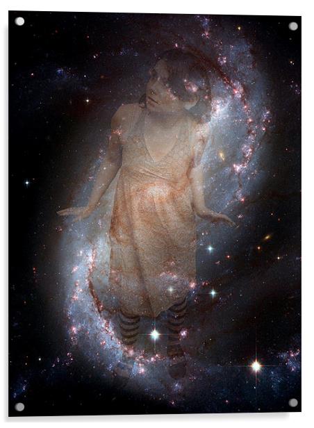 StarChild - Dream walking. Acrylic by Susie Hawkins