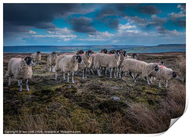 Grinton locals Print by kevin cook