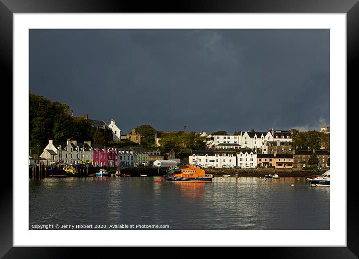 Portree Harbour, Isle of Skye Framed Mounted Print by Jenny Hibbert