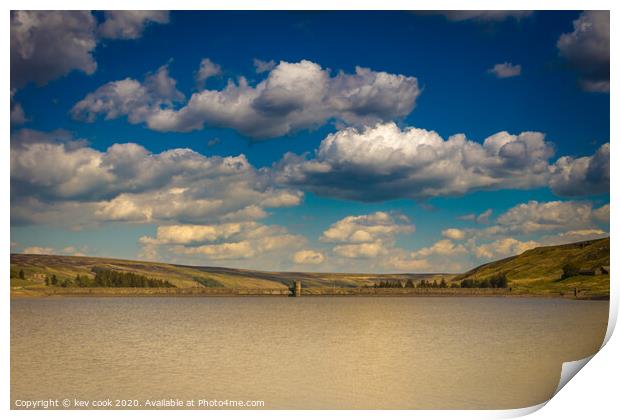 Scar House Reservoir Print by kevin cook