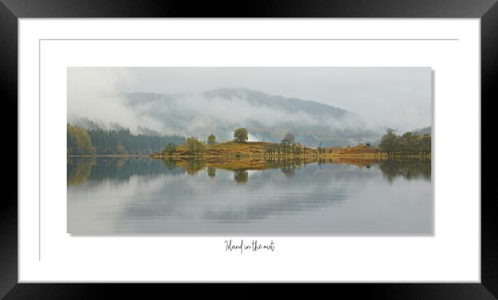 Island in the mist Framed Mounted Print by JC studios LRPS ARPS
