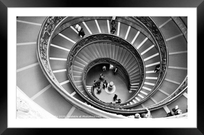 Vatican Museums, Rome Framed Mounted Print by M. J. Photography