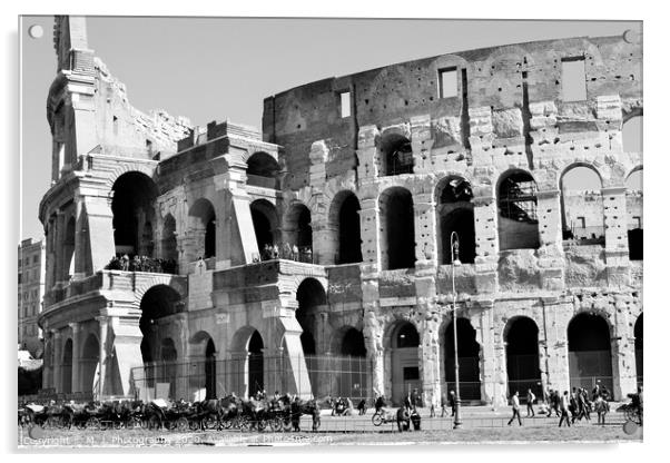 The Colosseum Acrylic by M. J. Photography