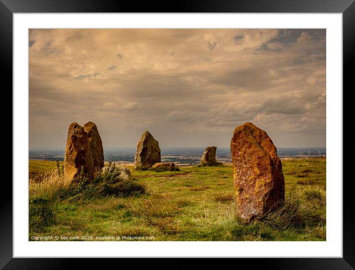 Lordstones Framed Mounted Print by kevin cook