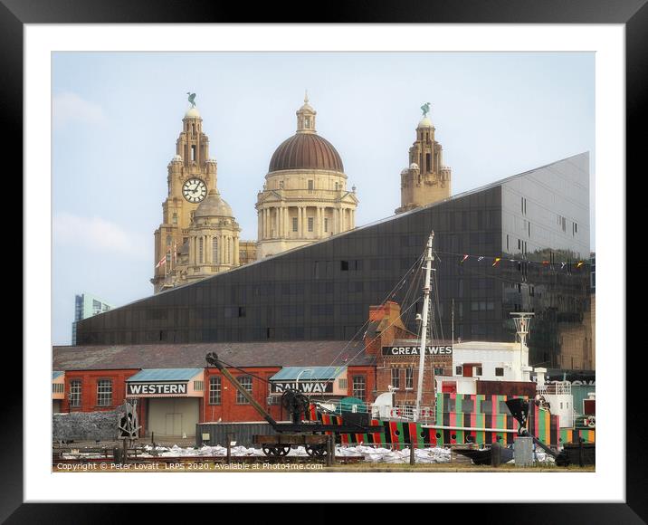 Liverpool Waterfront Framed Mounted Print by Peter Lovatt  LRPS
