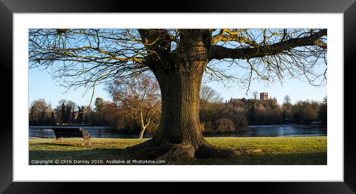 St Albans in England Framed Mounted Print by Chris Dorney