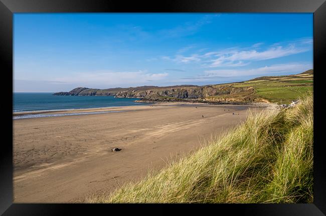 Whitesands Beach, Pembrokeshire, Wales. Framed Print by Colin Allen