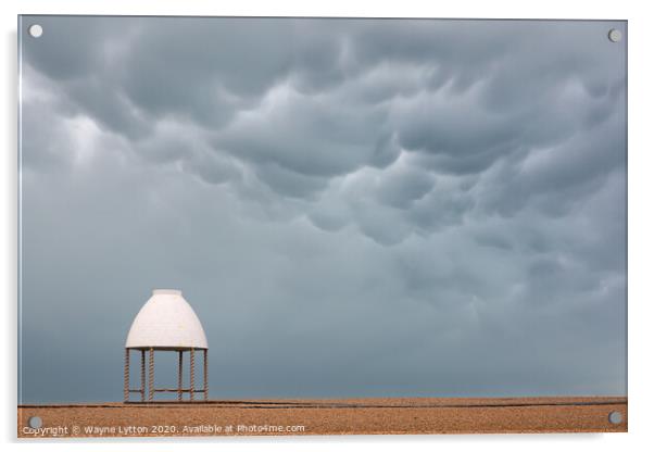 Folkestone Storms Acrylic by Wayne Lytton