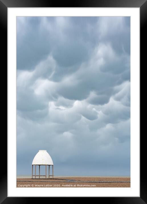 Cumulonimbus cloud Folkestone Framed Mounted Print by Wayne Lytton