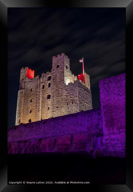  Rochester Castle  Framed Print by Wayne Lytton