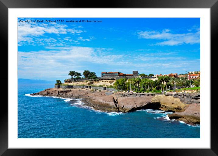 bahia del duque in tenerife  Framed Mounted Print by Kevin Britland