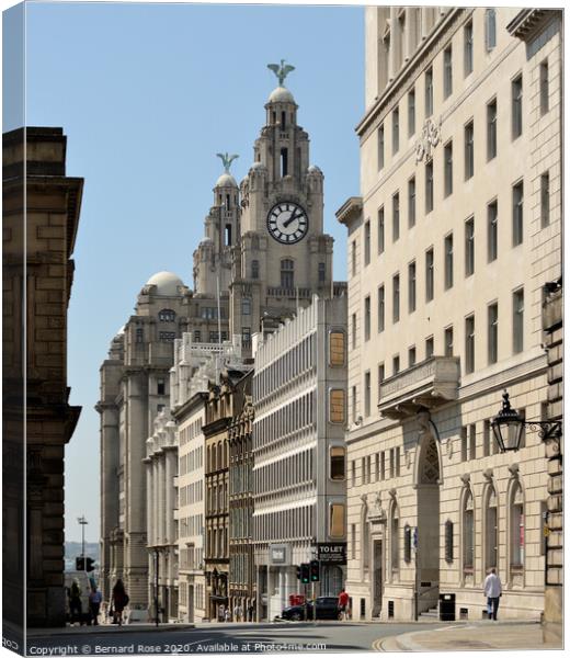 Royal Liver Building Canvas Print by Bernard Rose Photography