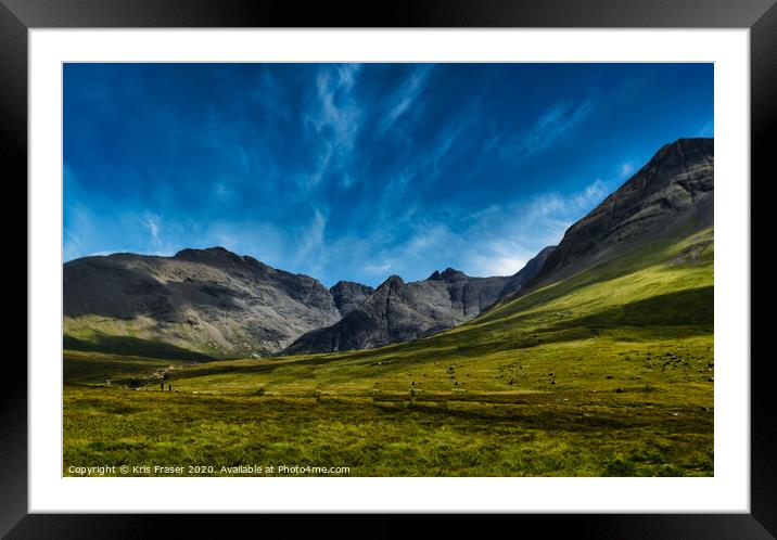 Outdoor mountain Framed Mounted Print by Kris Fraser