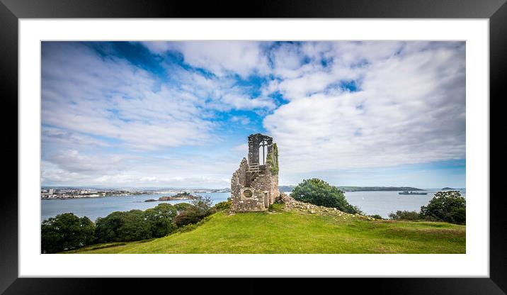 Mount Edgcumbe Folly Framed Mounted Print by David Wilkins