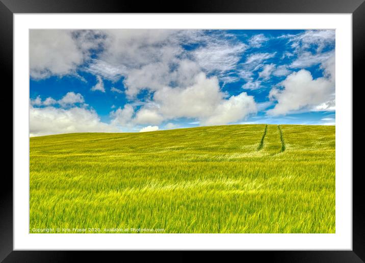 Outdoor field Framed Mounted Print by Kris Fraser