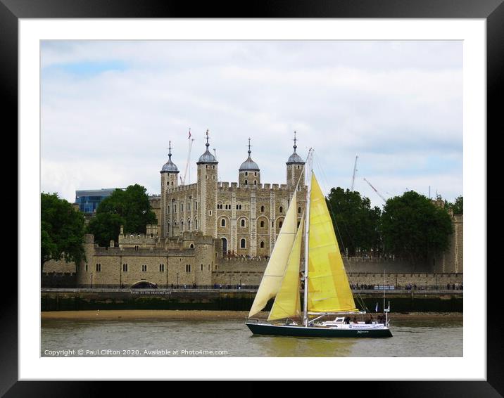 Tower of London Framed Mounted Print by Paul Clifton