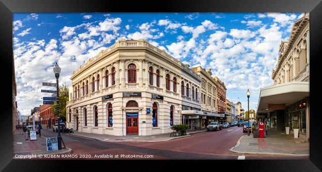 The Fremantle city center, Australia.  Framed Print by RUBEN RAMOS