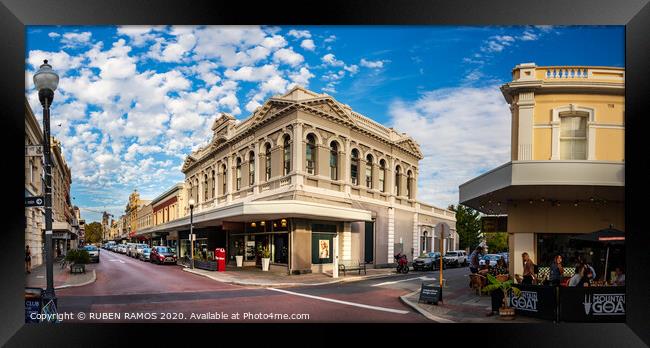 The Fremantle city center, Australia.  Framed Print by RUBEN RAMOS