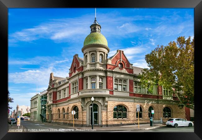 The old building in Fremantle, Australia.  Framed Print by RUBEN RAMOS