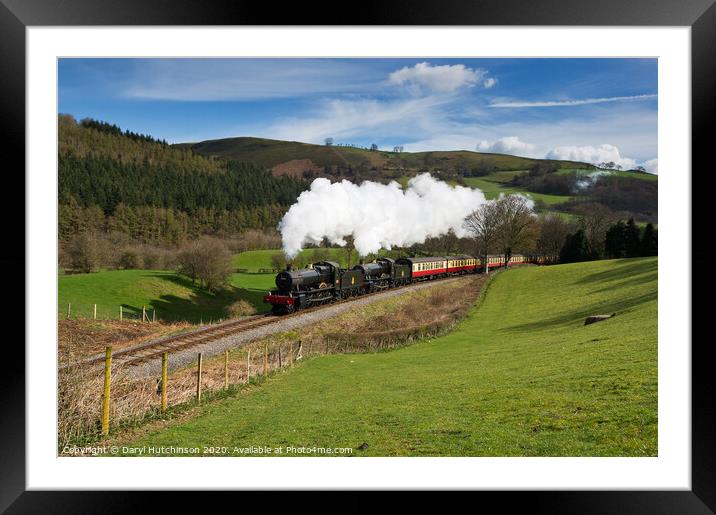 The Cambrian Railway remembered Framed Mounted Print by Daryl Peter Hutchinson