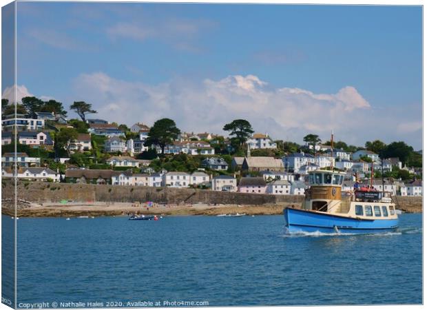 St Mawes Ferry, Cornwall Canvas Print by Nathalie Hales