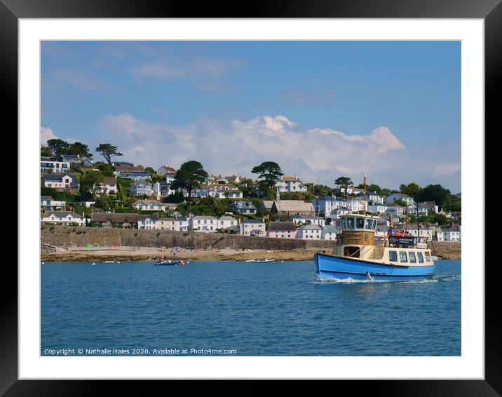 St Mawes Ferry, Cornwall Framed Mounted Print by Nathalie Hales