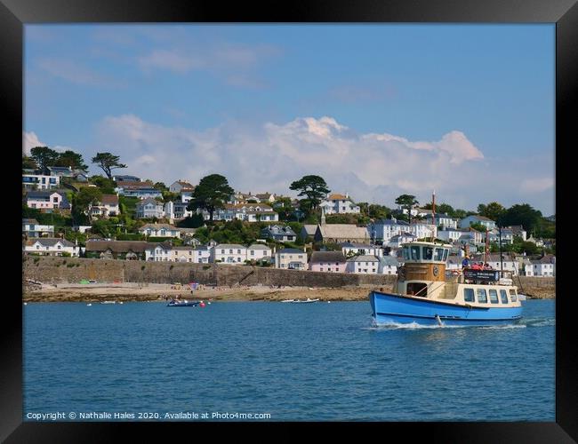 St Mawes Ferry, Cornwall Framed Print by Nathalie Hales