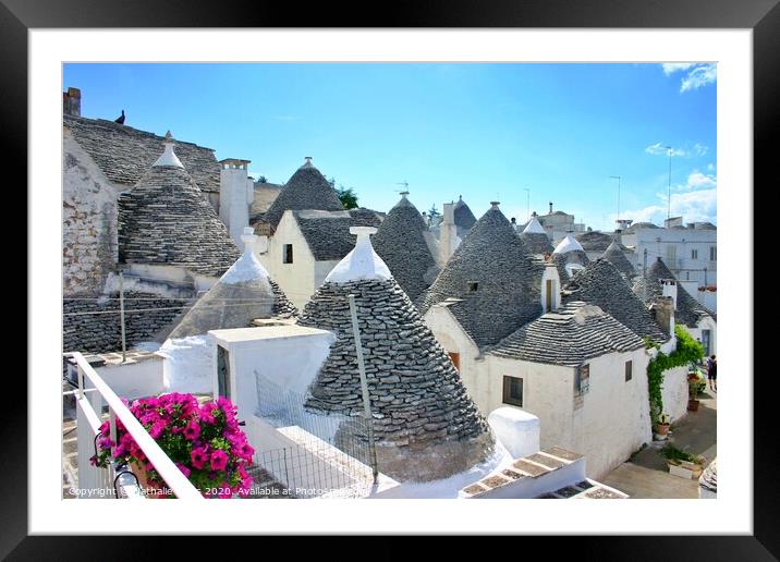 Alberobello, Puglia Italy Framed Mounted Print by Nathalie Hales