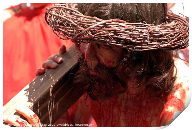 Via Dolorosa Easter Procession, Good Friday, 2007 Print by PhotoStock Israel