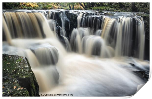 Raging Waters at Nelly Ayre Foss Print by Richard Burdon