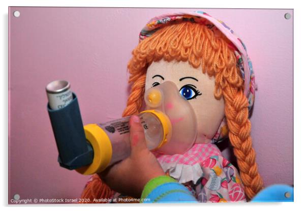 Asthma attack Acrylic by PhotoStock Israel