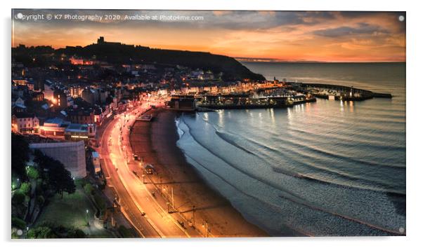 A Scarborough Dawn Acrylic by K7 Photography