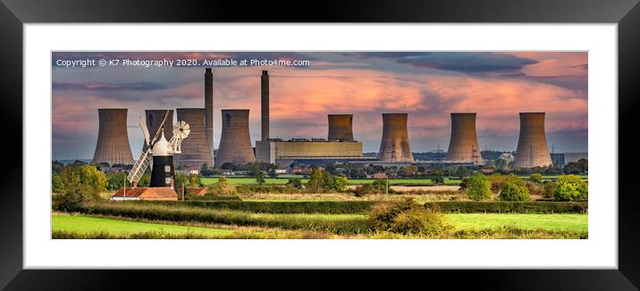 The Timeless Contrast of Power Framed Mounted Print by K7 Photography