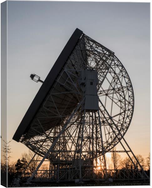 The Lovell Telescope Canvas Print by Anthony Jones