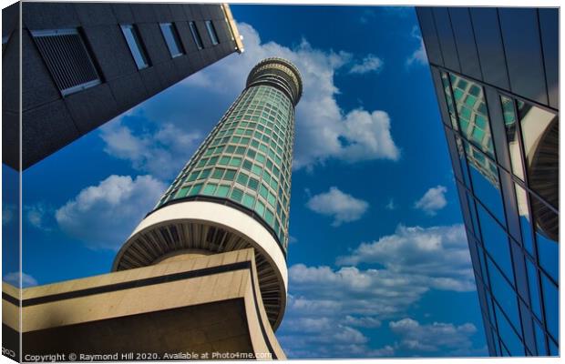 The Iconic BT Tower London UK Canvas Print by Raymond Hill