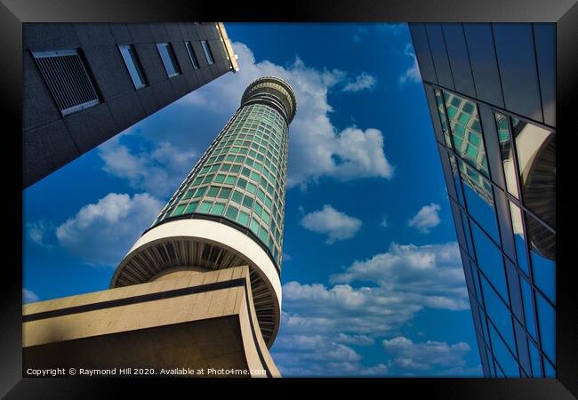 The Iconic BT Tower London UK Framed Print by Raymond Hill