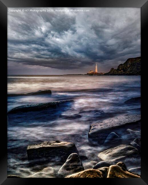  A Storm is Coming Framed Print by K7 Photography