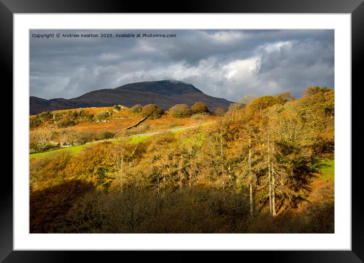 Autumn in Snowdonia Framed Mounted Print by Andrew Kearton