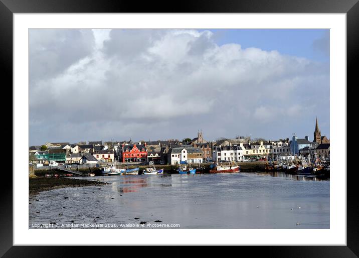 Stornoway Harbour from Cuddy Point Framed Mounted Print by Alasdair Mackenzie