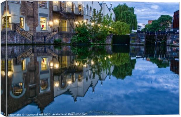 Regents Canal Canvas Print by Raymond Hill