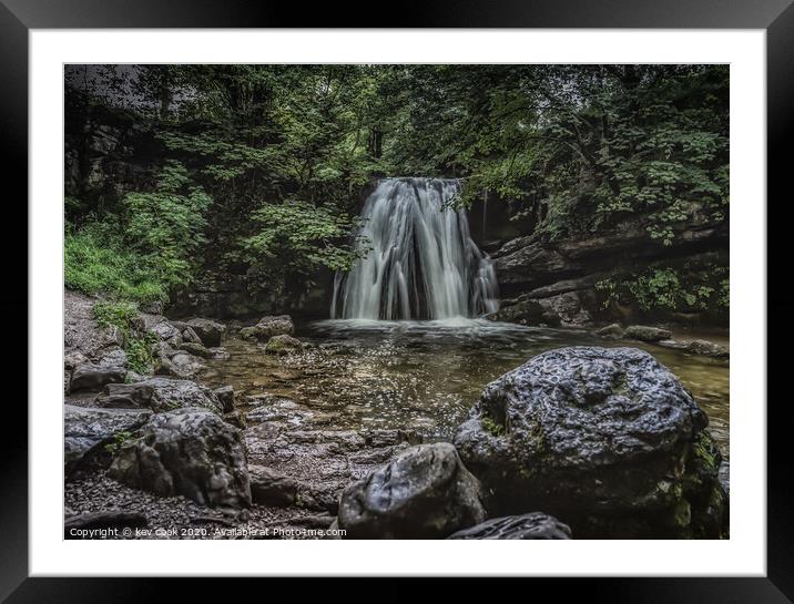 Janets foss Framed Mounted Print by kevin cook