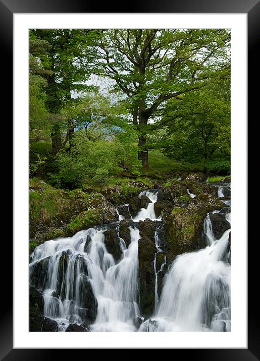 Swallow Falls Framed Mounted Print by Mark Robson