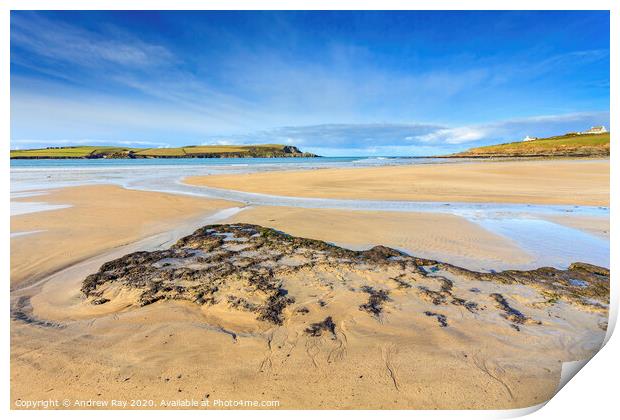 Daymer Beach Print by Andrew Ray